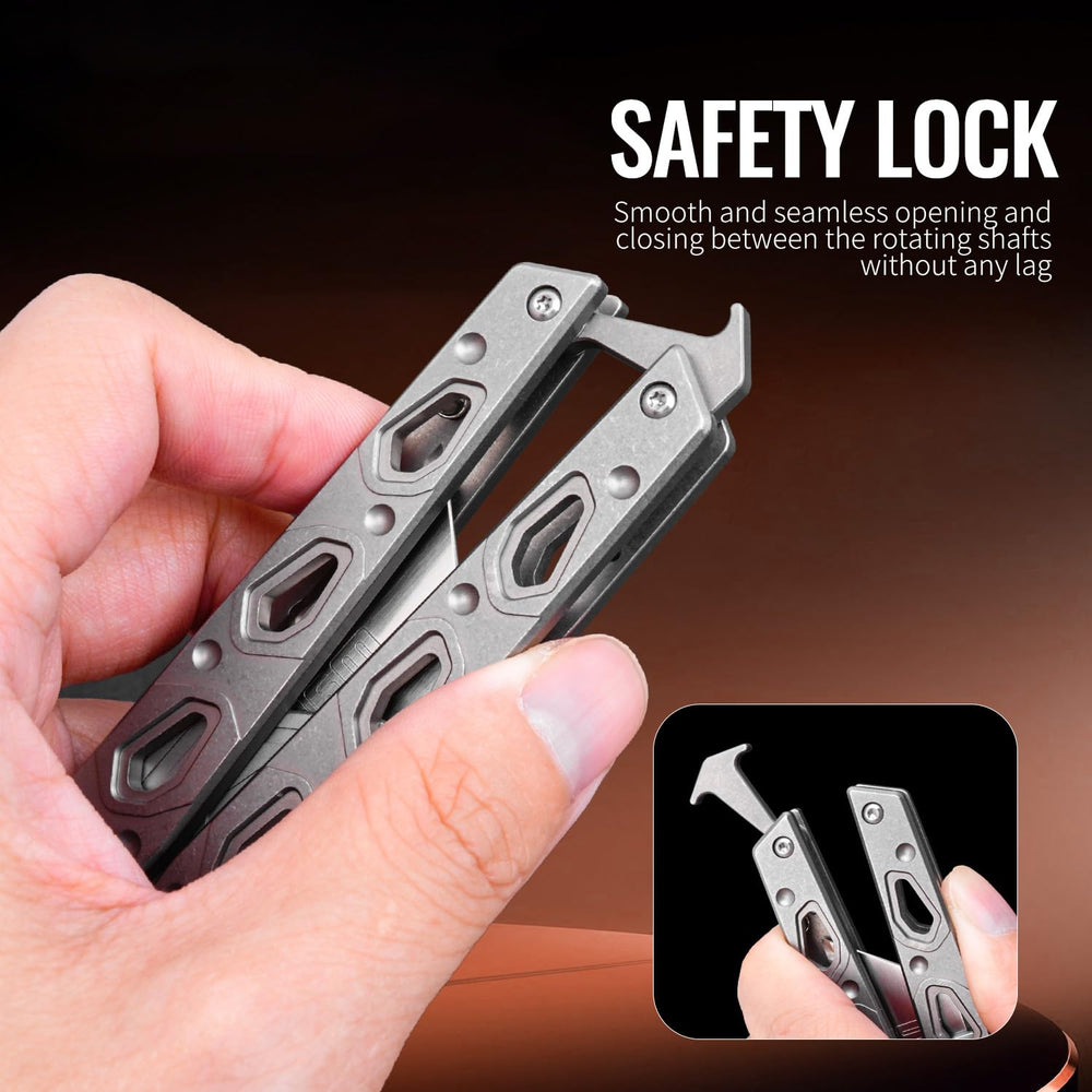 TGZUO blade open side view demonstrating sharp cutting performance