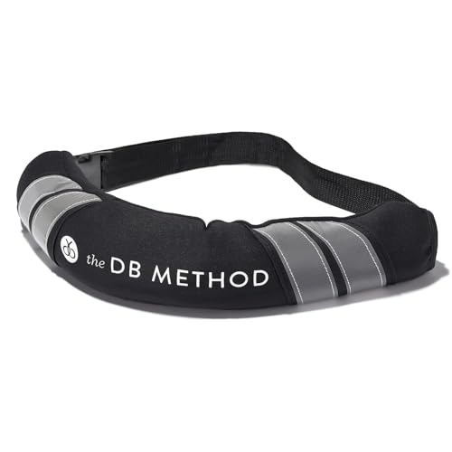 THE DB METHOD DreamBelt in a home gym lifestyle shot showing usability benefit: convenient training