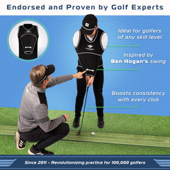 The Golf Swing Shirt fabric close-up showing breathable stretch for comfort