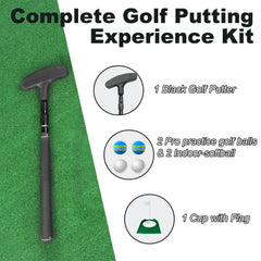 THE GOLFER STORE close-up of rubber grip texture for secure, slip-resistant hold