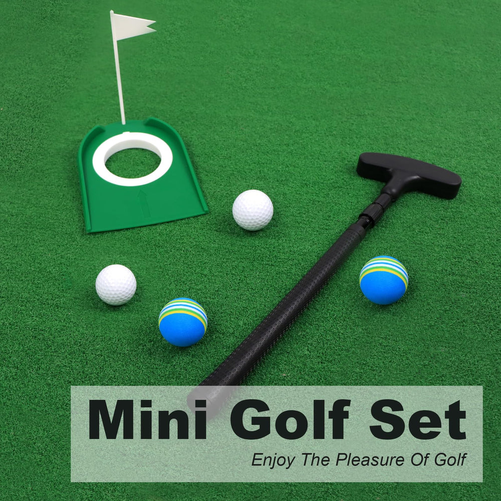 THE GOLFER STORE flag cup on short green demonstrating target practice and fun