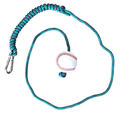 The Hitting Rope front view showing full trainer and compact footprint for easy practice