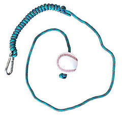 The Hitting Rope front view showing full trainer and compact footprint for easy practice