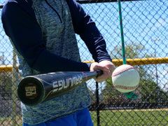 The Hitting Rope in use by a youth player improving timing and swing mechanics