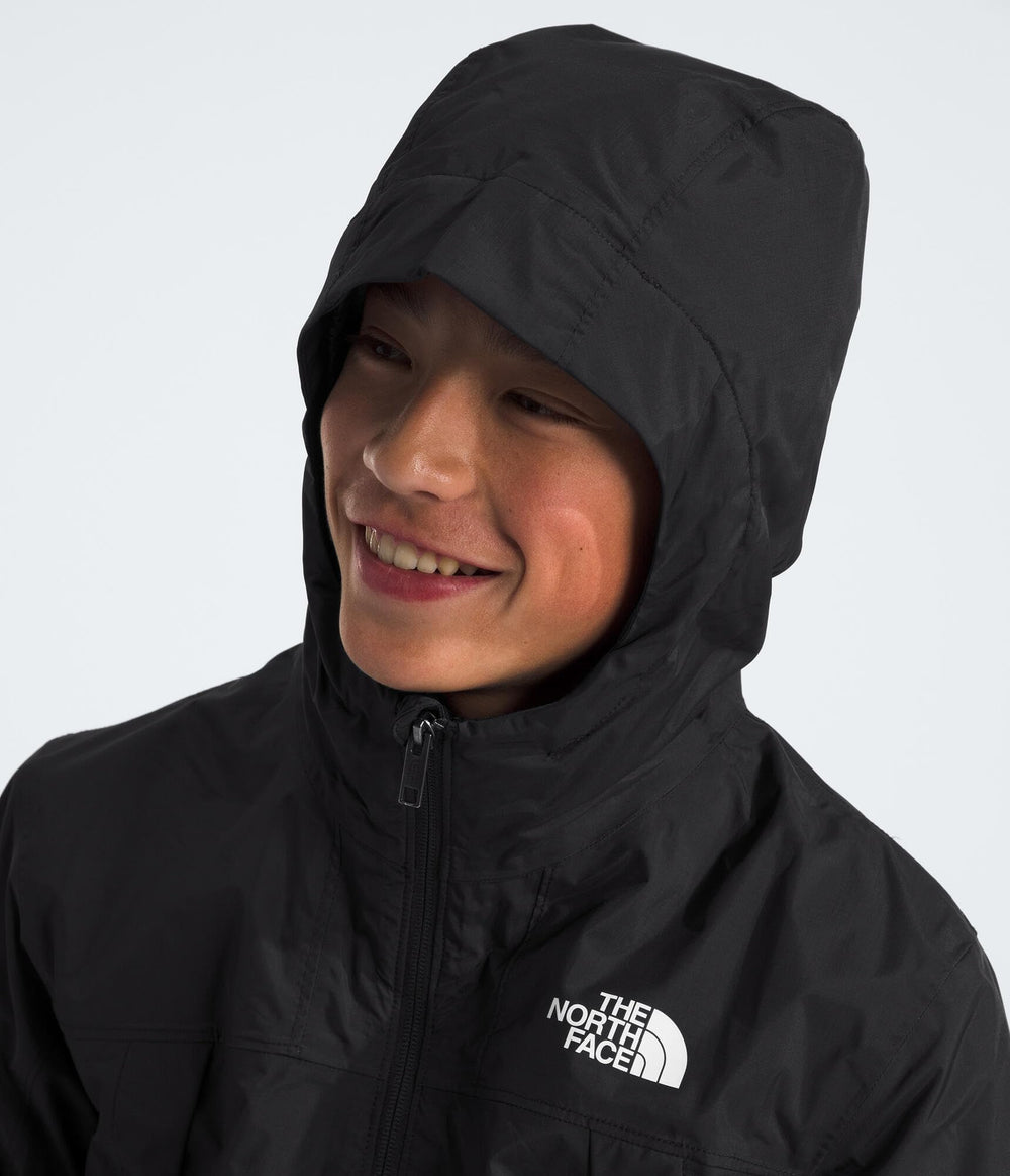 The North Face fleece close-up showing soft recycled fabric comfort benefit
