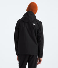 The North Face hood detail with elastic rain-guard for improved protection benefit