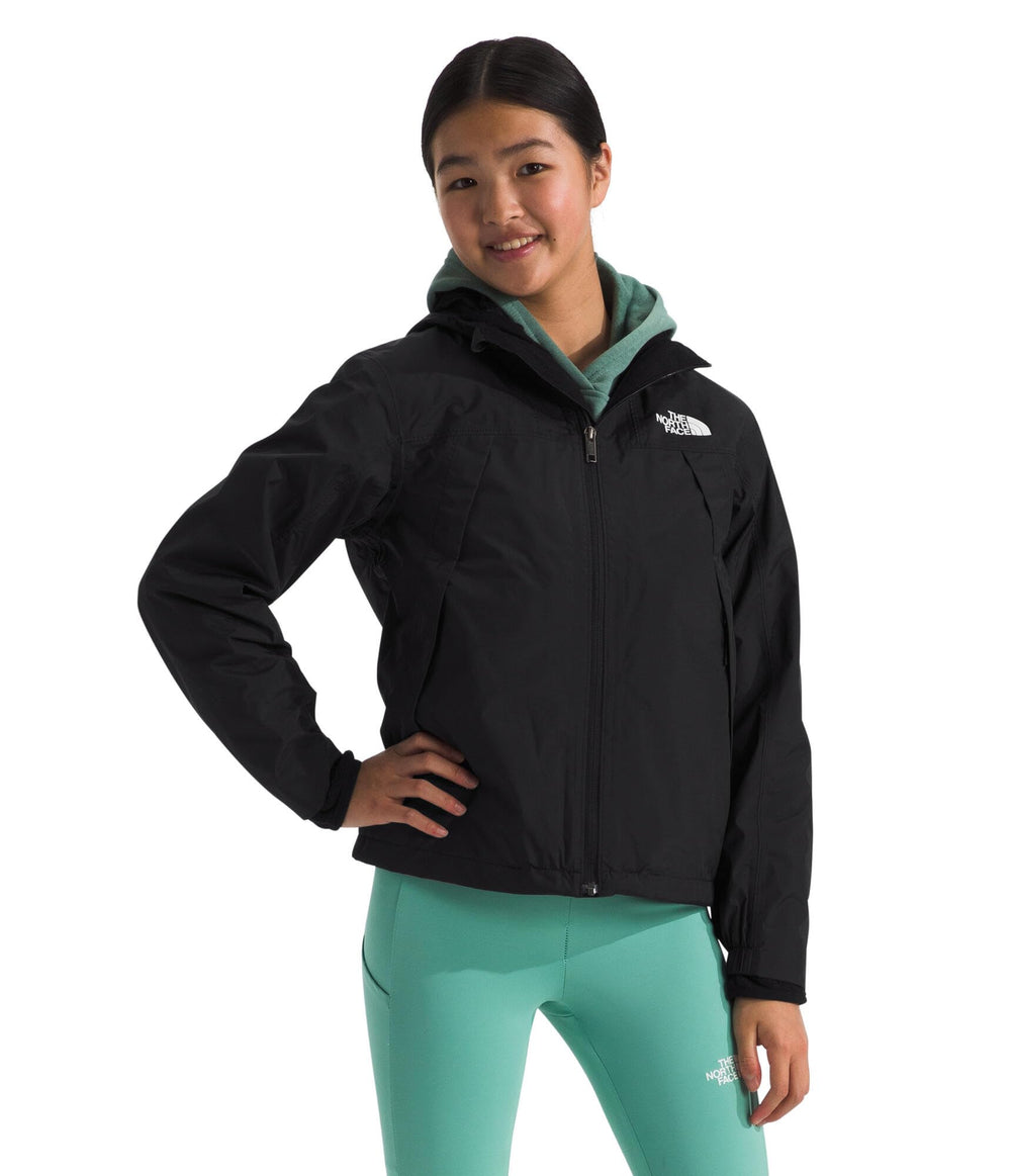 The North Face pocket and VISLON zipper detail securing items benefit