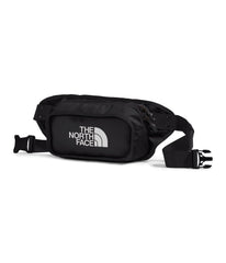 The North Face close-up of Base Camp fabric and zipper showing durable water-repellent protection