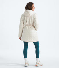The North Face parka zip pocket and logo offering secure storage