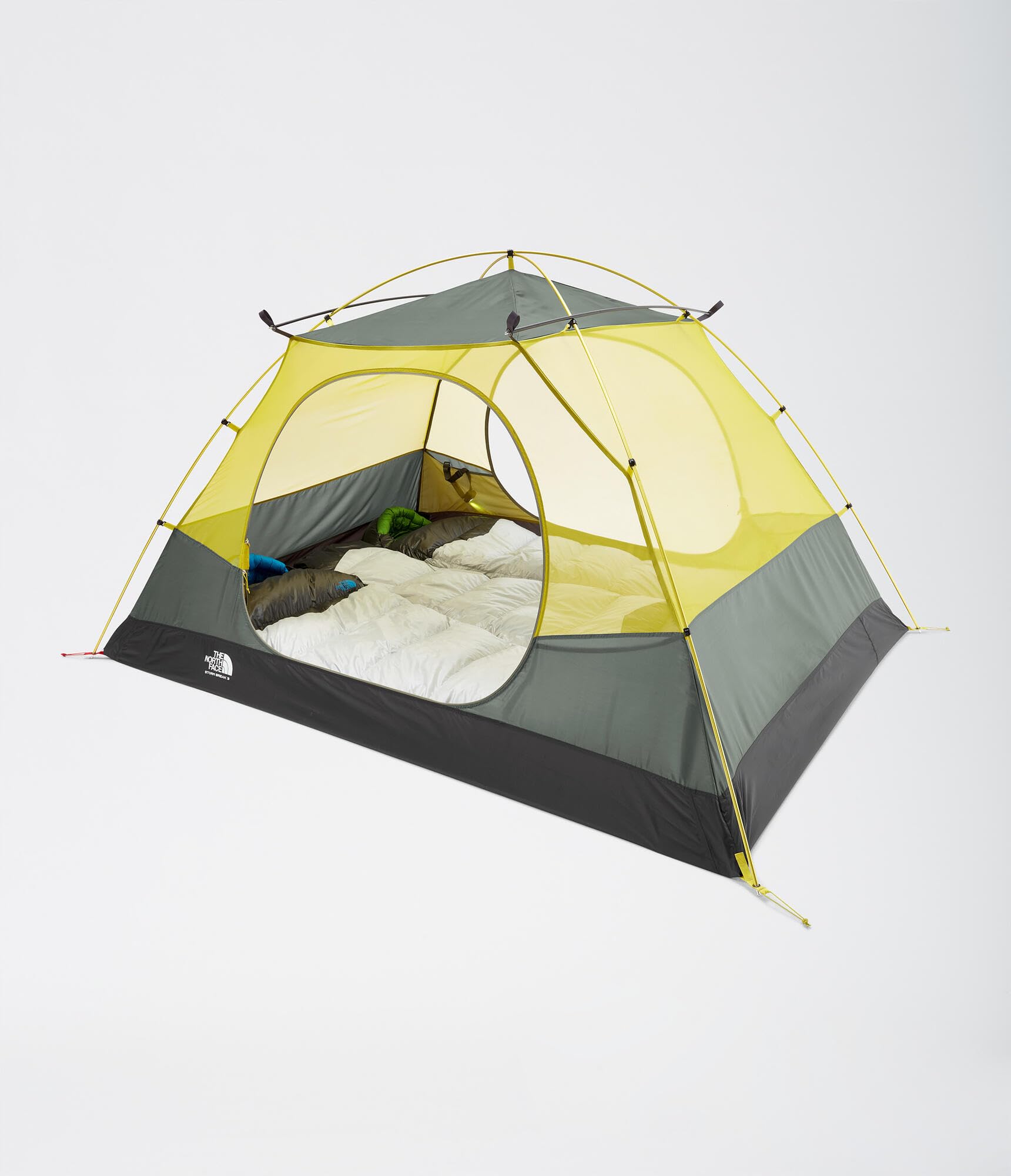 The North Face Stormbreak 3 close-up fabric and seam demonstrating waterproof durability benefit