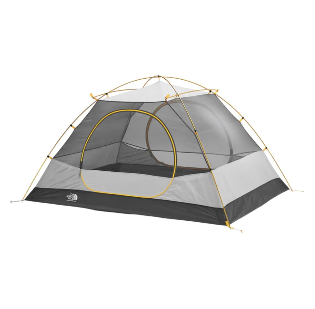The North Face tent front view showing quick-pitch design and easy access
