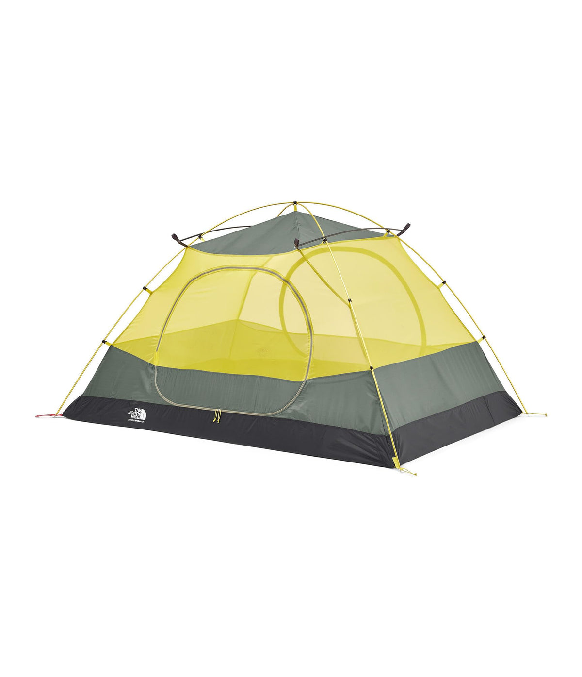 The North Face Stormbreak 3 front view showing doors and easy access benefit