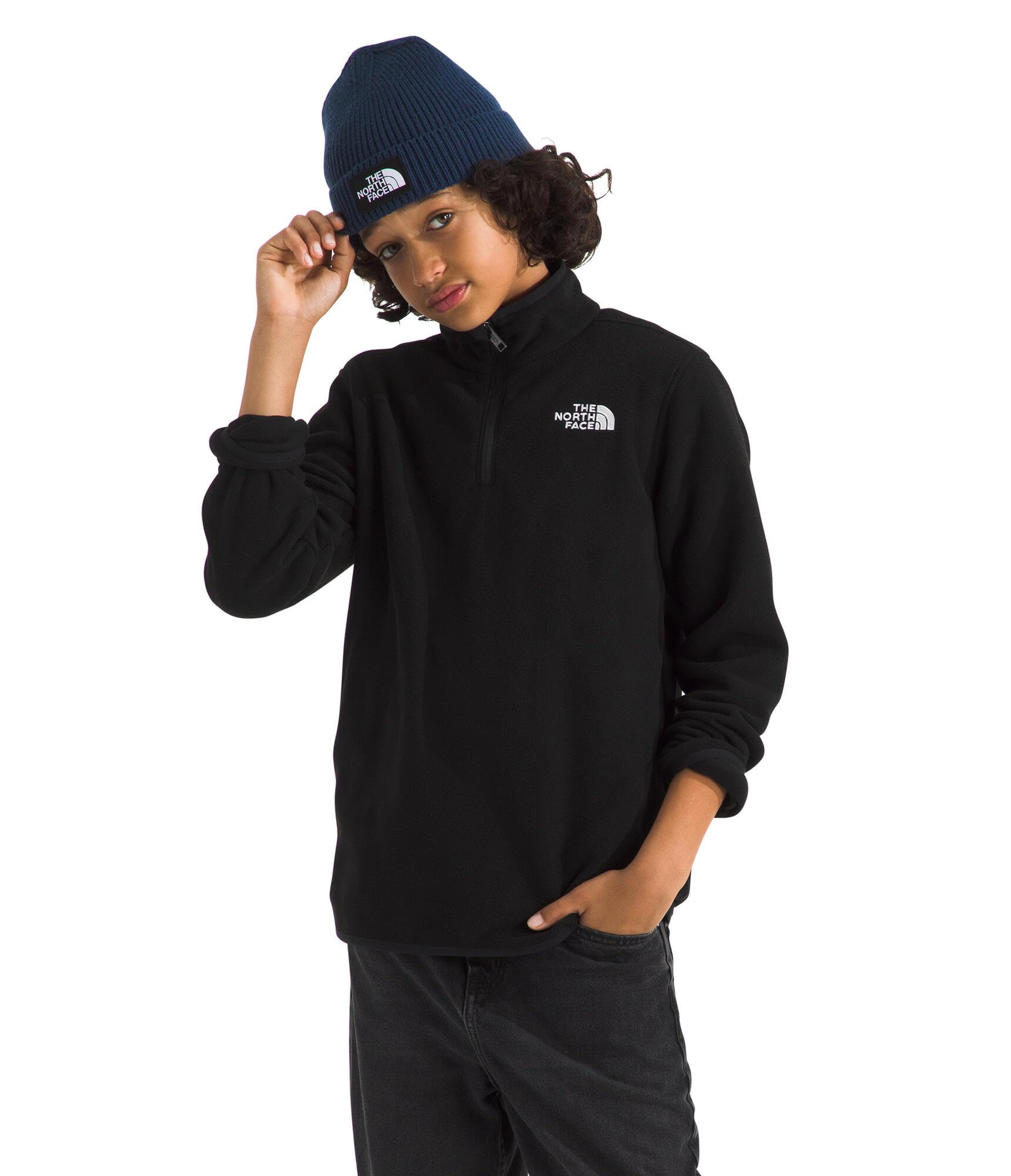 The North Face back and hem detail with elastic binding for secure fit