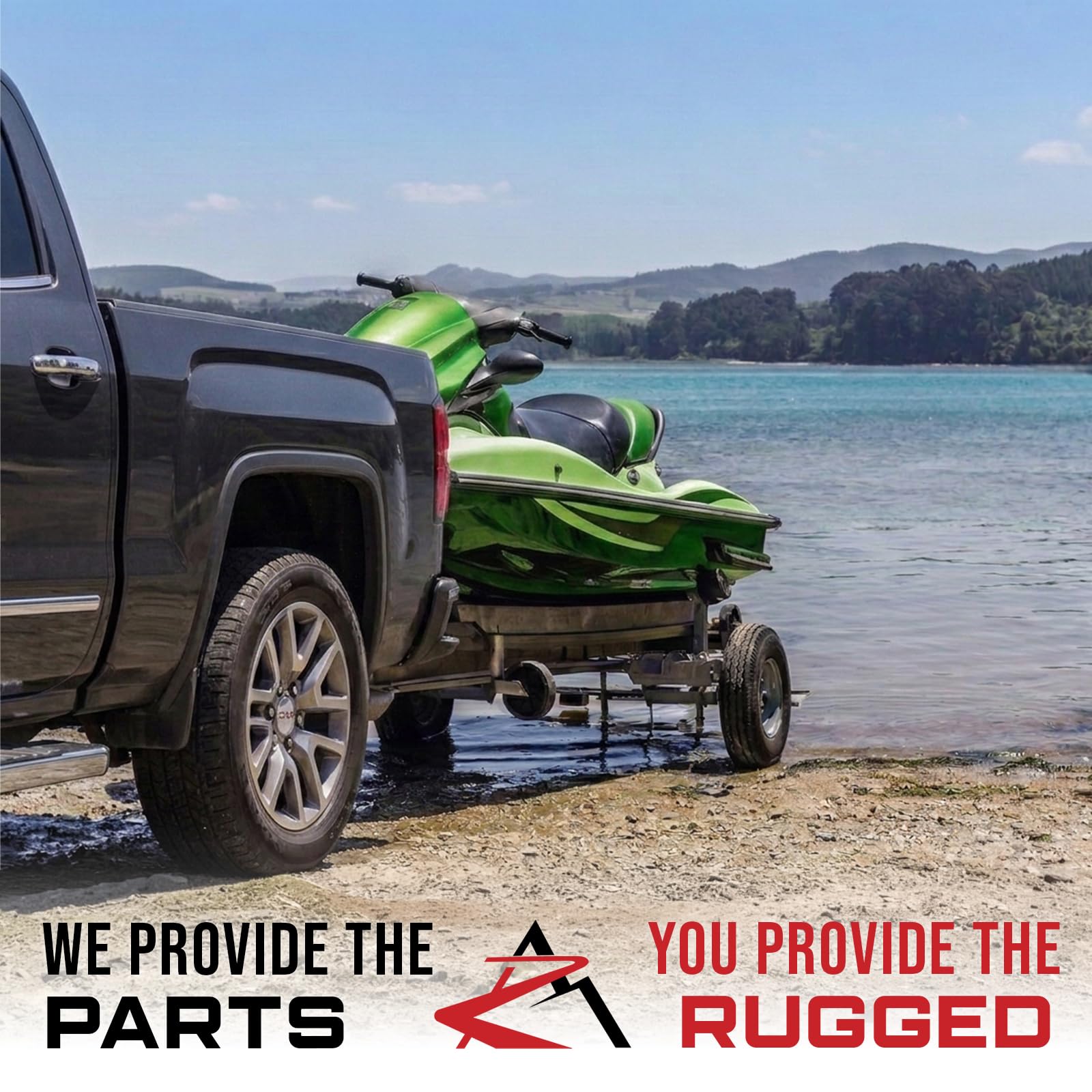 The ROP Shop trailer in a lifestyle scene showing reliability on the road