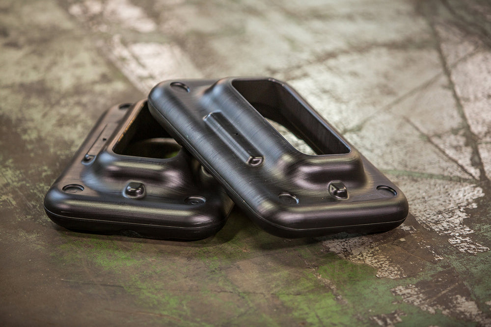 The Step risers nonskid feet detail preventing movement on hardwood and carpet