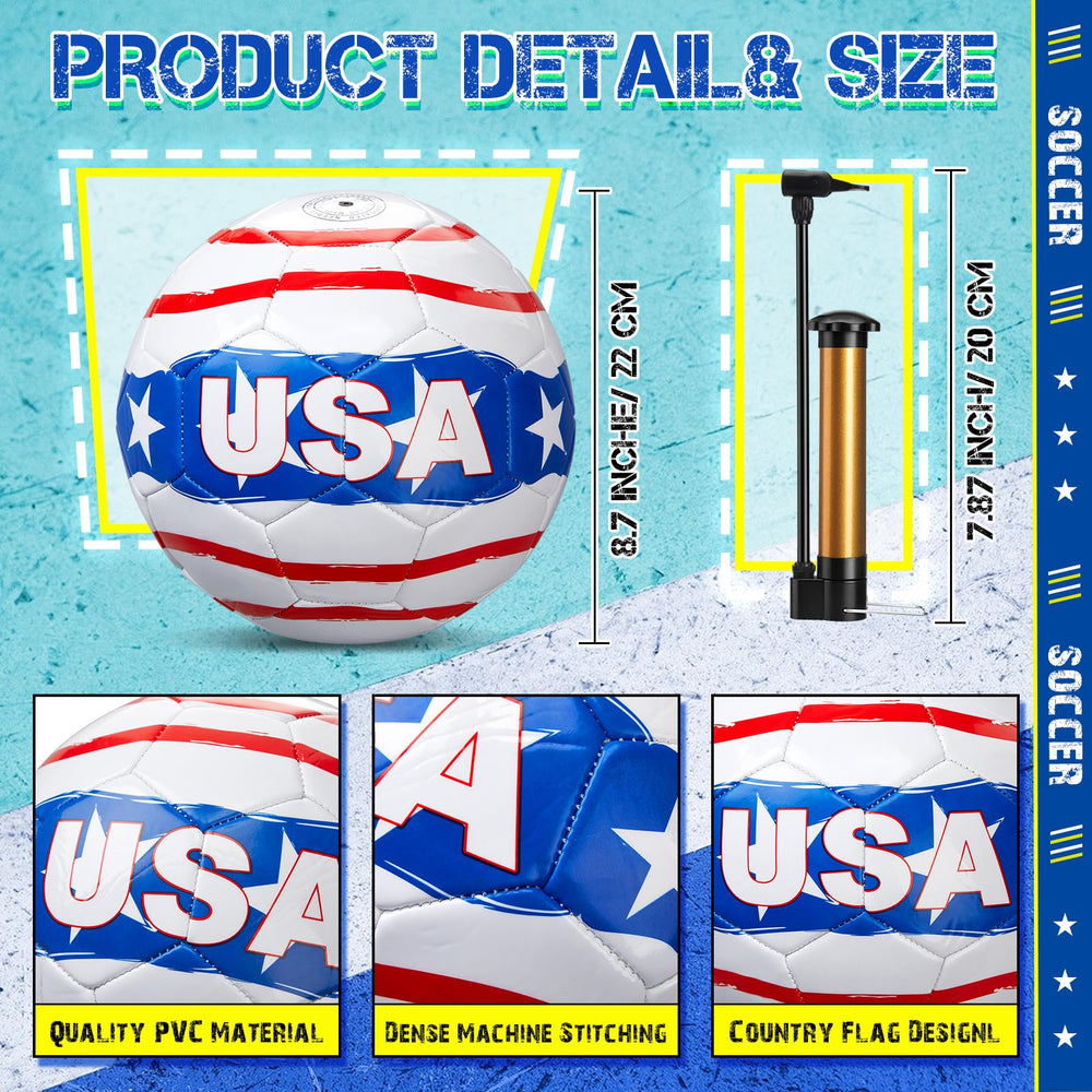 Thenshop pump and needle with ball valve shown for fast inflation and easy maintenance