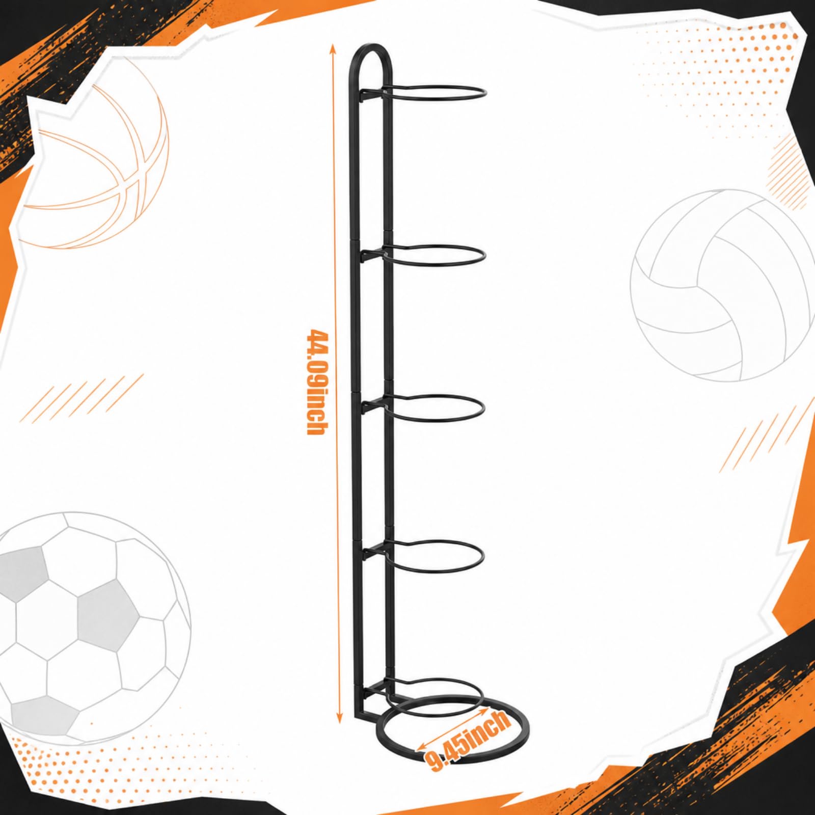 Thenshop weighted base detail adding stability for loaded balls