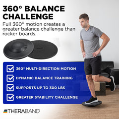 THERABAND close-up of tactile top surface for secure non-slip footing