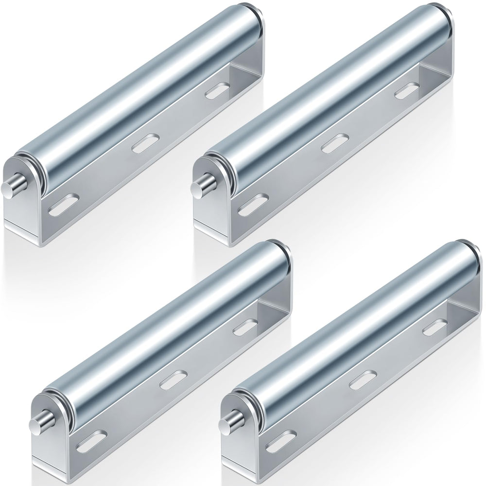 Therwen front view showing four rollers and brackets, ready to install for convenience