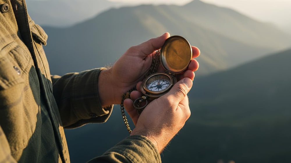 THOR INSTRUMENTS pocket-scale view in hand demonstrating compact portable size