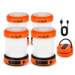 THORFIRE front view of 4-pack lanterns showing compact kit and preparedness benefit