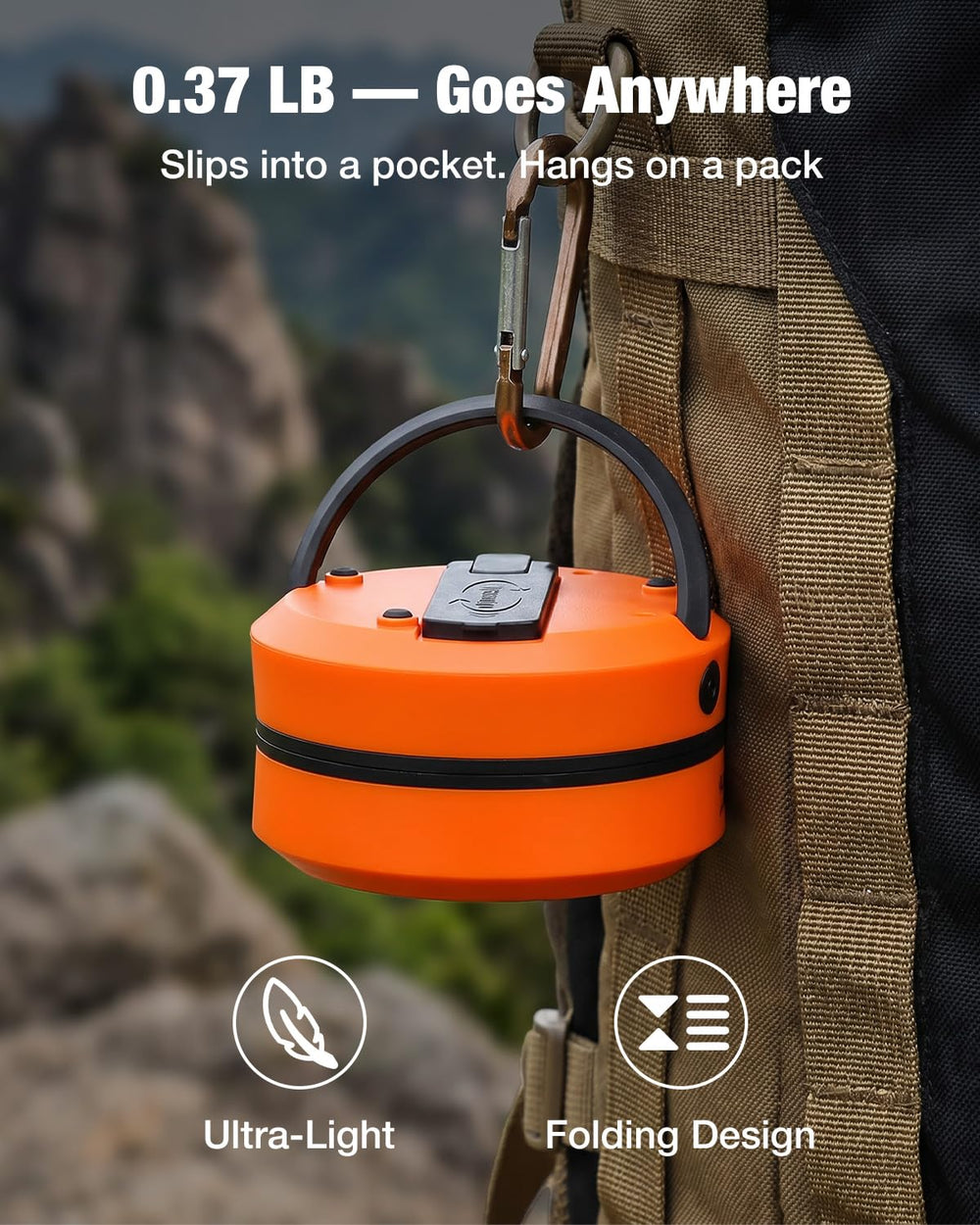 THORFIRE USB output port close-up highlighting emergency phone charging capability