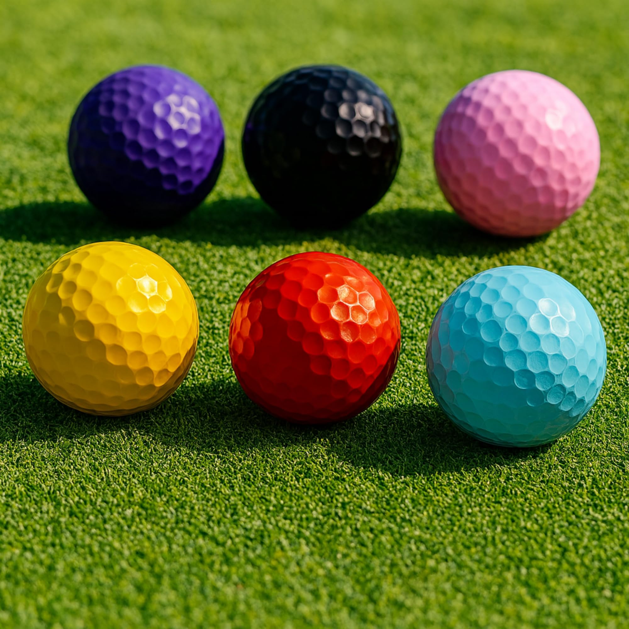 Thorza ball in a putting stroke demonstrating improved alignment feedback