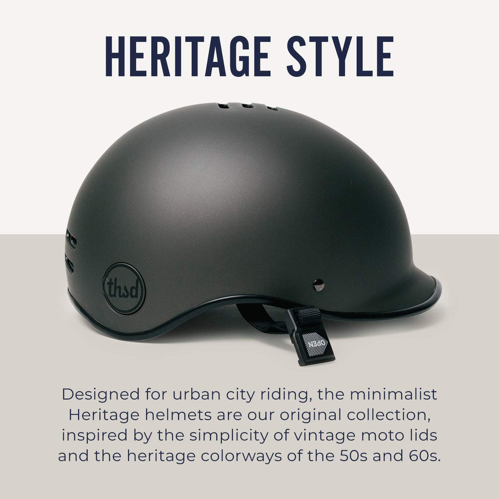 Thousand helmet on commuter bicycle in city scene for everyday use