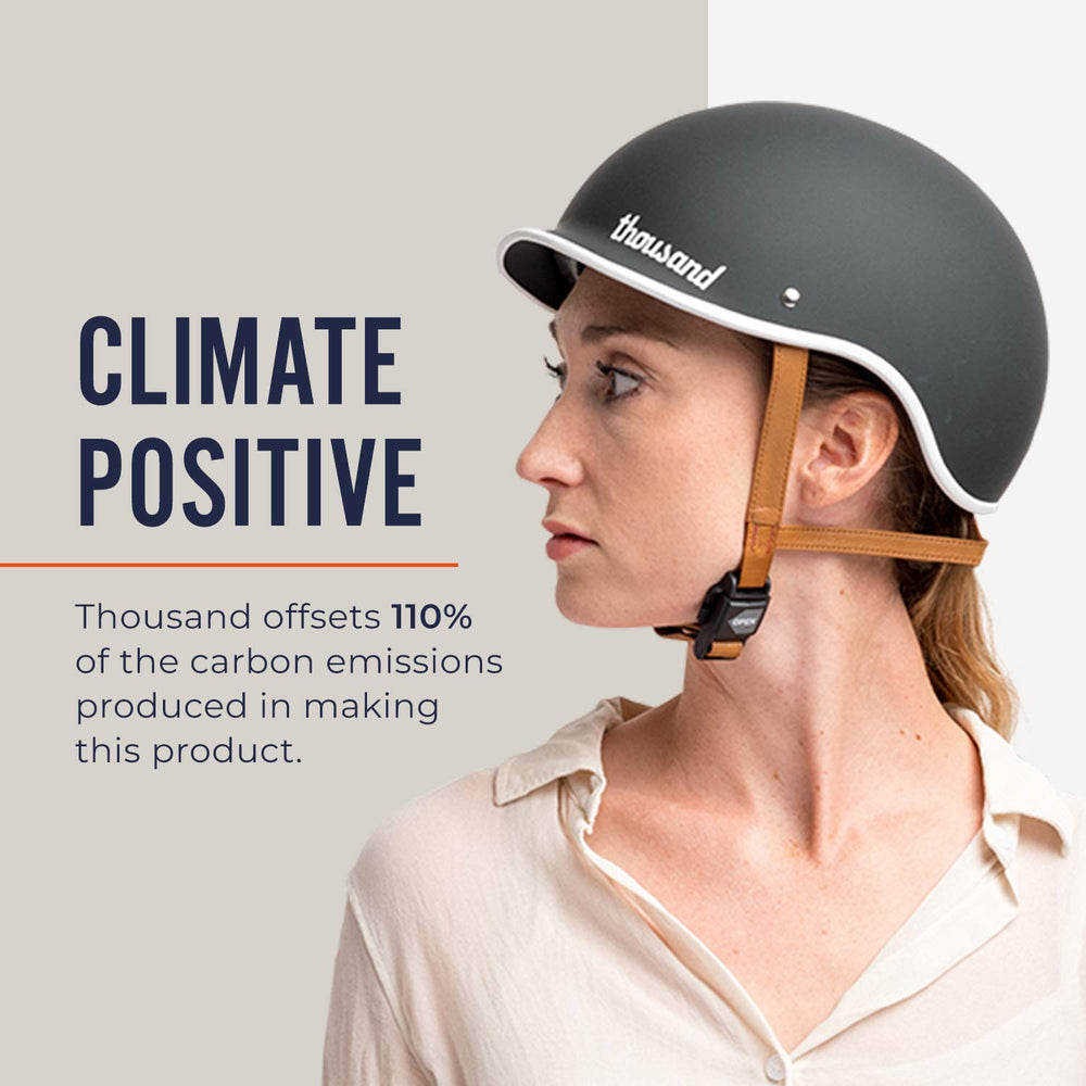 Thousand helmet PopLock detail with hidden channel for locking, improving theft deterrence