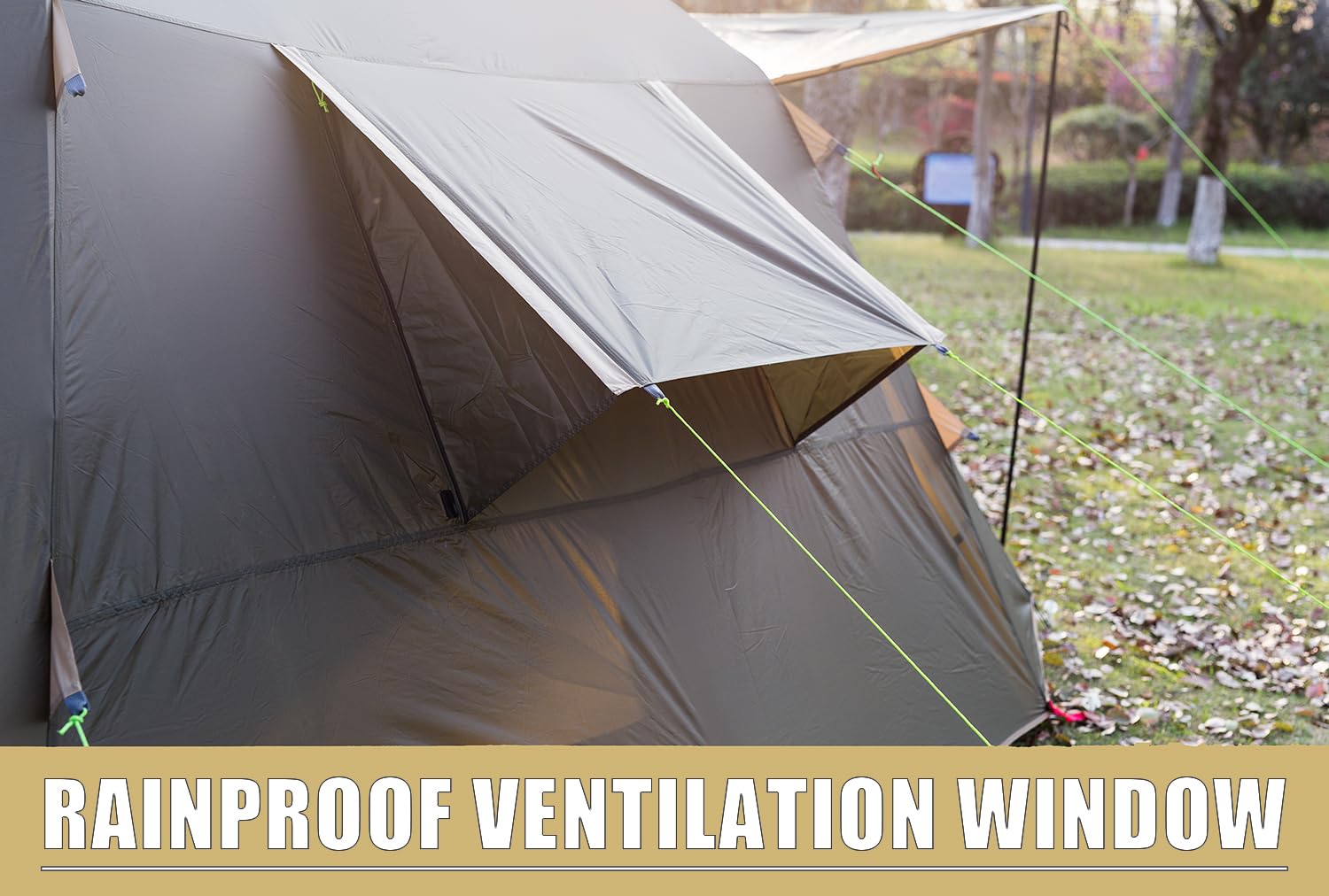 Three Bears tent packed in carry bag displaying compact transport convenience