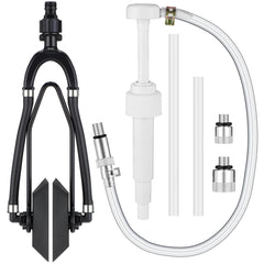 Threlaco flusher front view showing durable build and easy hookup