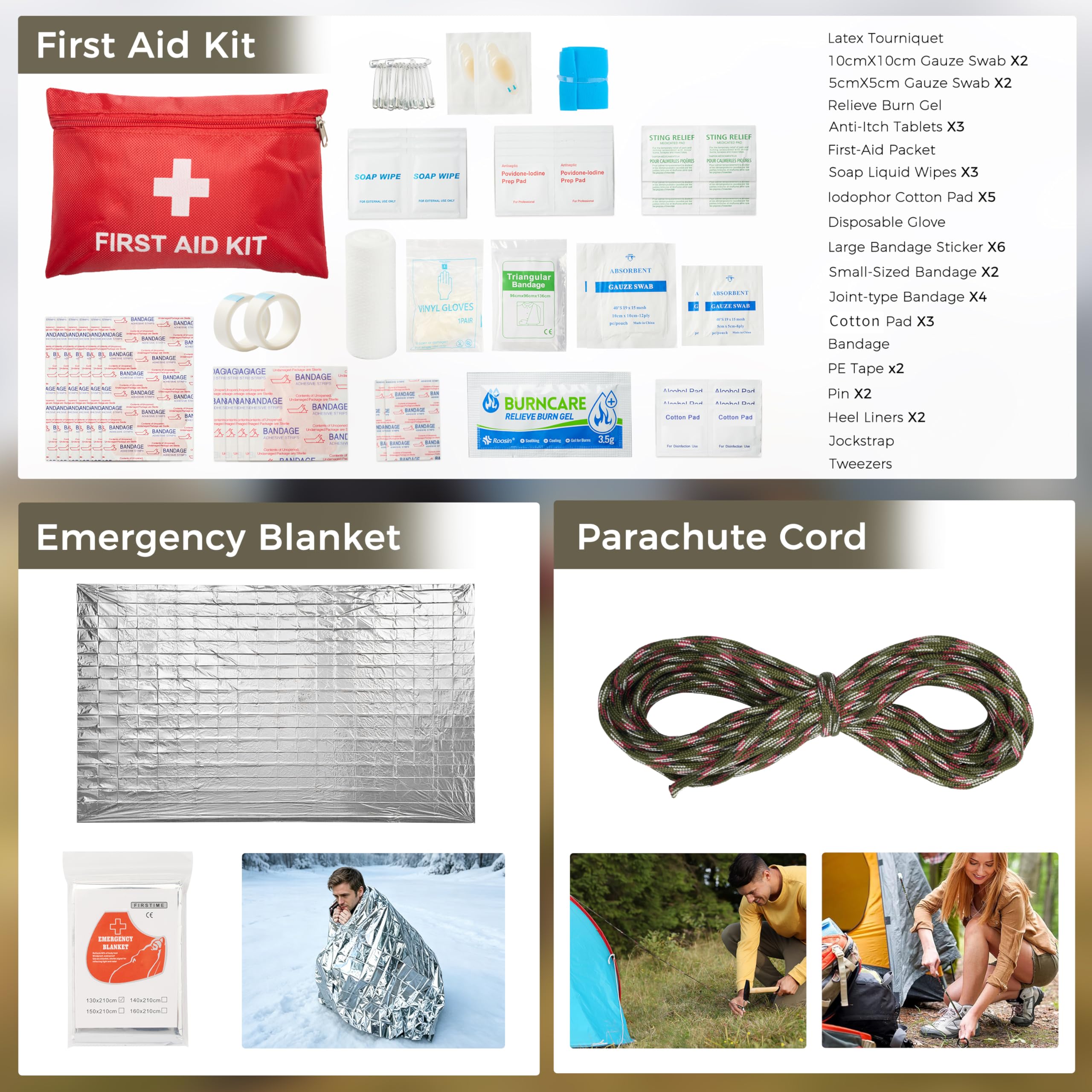 THTYBROS all kit contents laid out to show organization and readiness benefit
