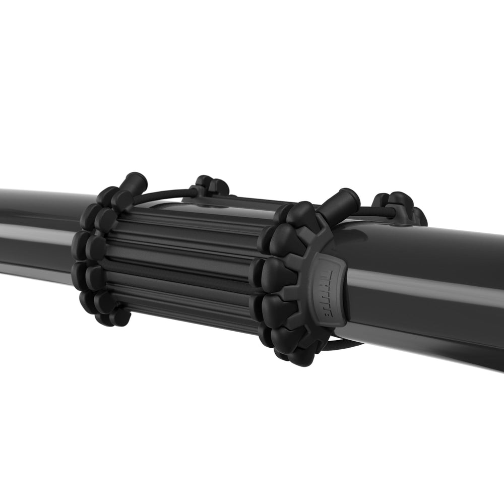 Close-up of Thule TPE rubber liner demonstrating scratch protection and cushioning benefit