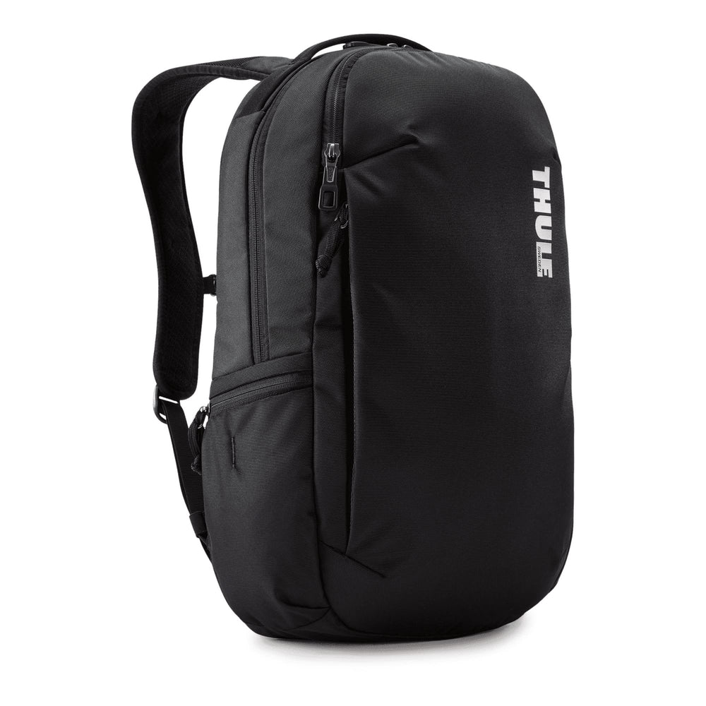 Thule Subterra front view showing clean design and organized carry