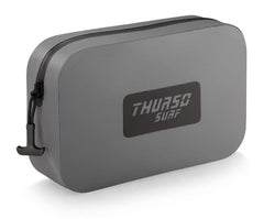 THURSO SURF front view of waterproof fanny pack showing secure closure and compact design