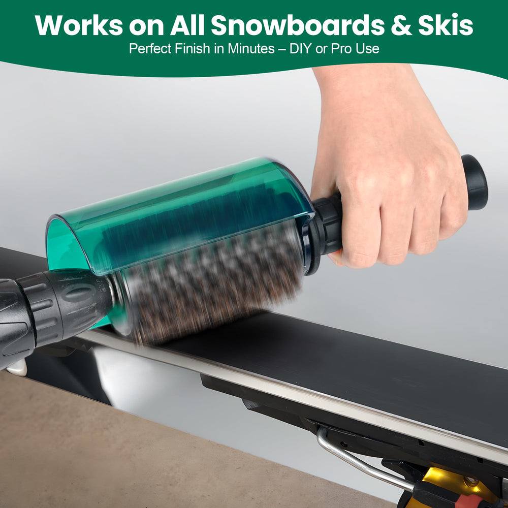 TIANDAO quick axle mounted on power drill, enables fast tool-free swaps