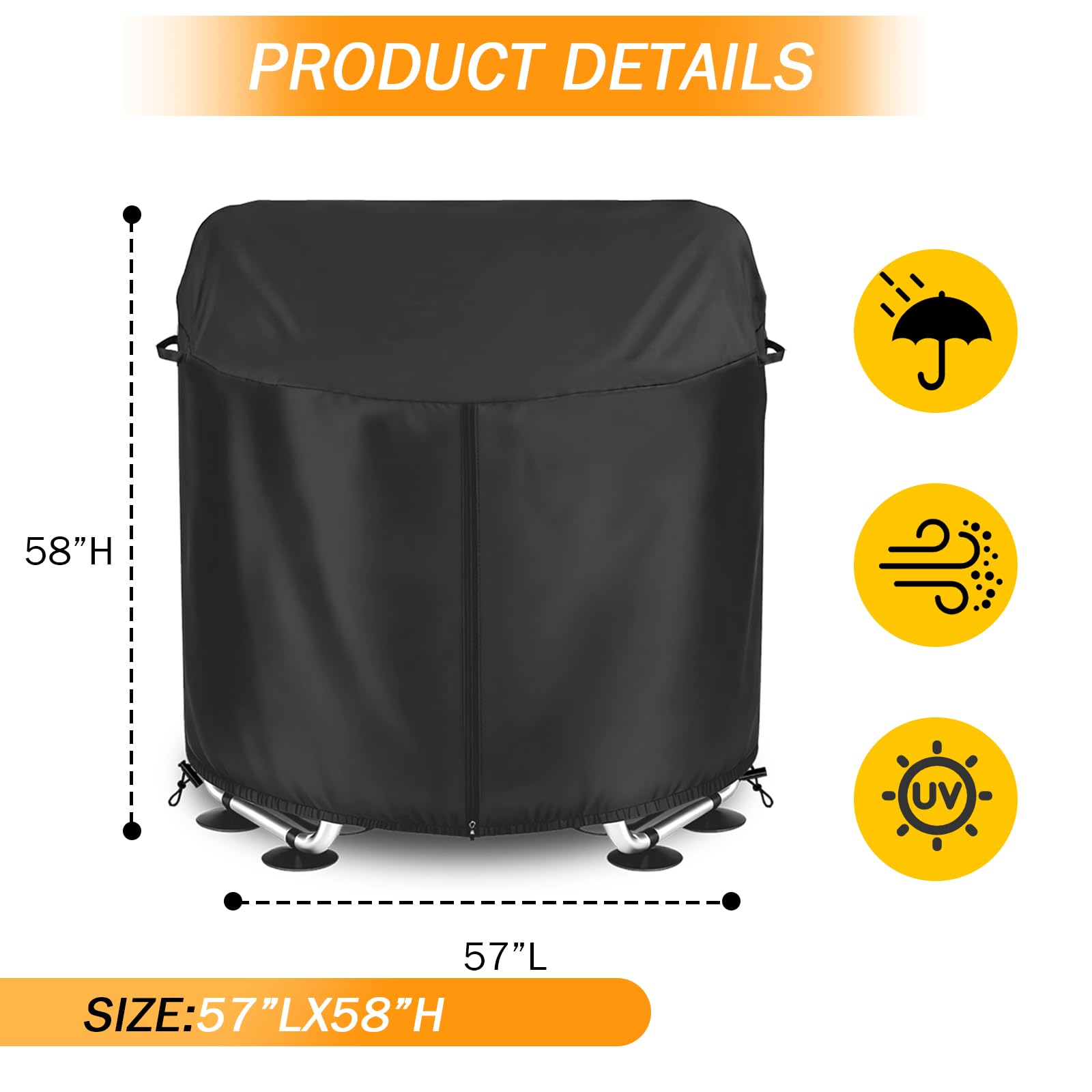 TiantianBao close-up of 600D fabric texture highlighting waterproof durability