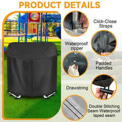 TiantianBao waterproof zipper detail for easy installation and secure closure