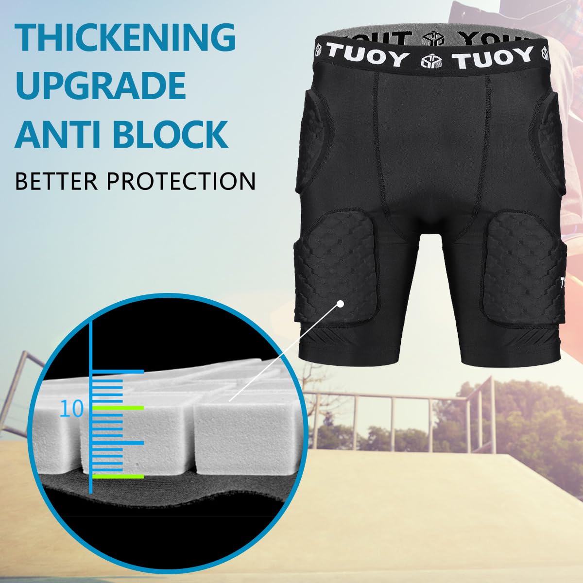 TIAXU athlete wearing girdle during rugby action to show mobility and impact protection