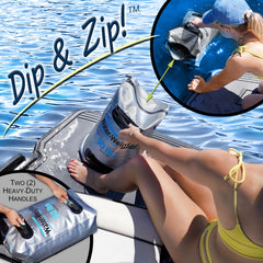 Tidal Wake heavy-duty rubber handles and stitching for easy carrying