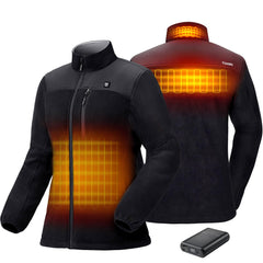 TIDEWE front view showing jacket fit and style, ideal cold-weather warmth