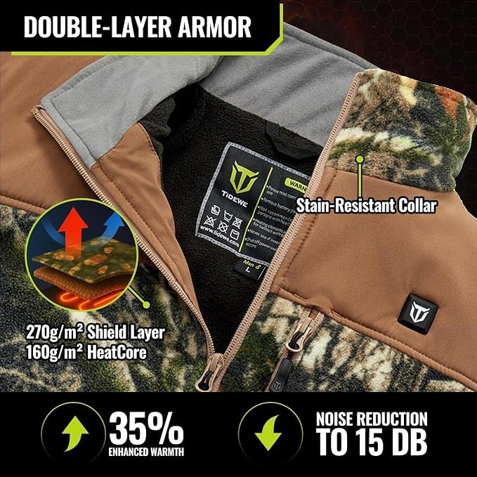TIDEWE zippered pocket detail showing secure storage for essentials