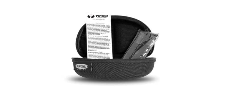 Tifosi Rail XC demonstrating photochromic transition from clear to smoke-blue tint outdoors