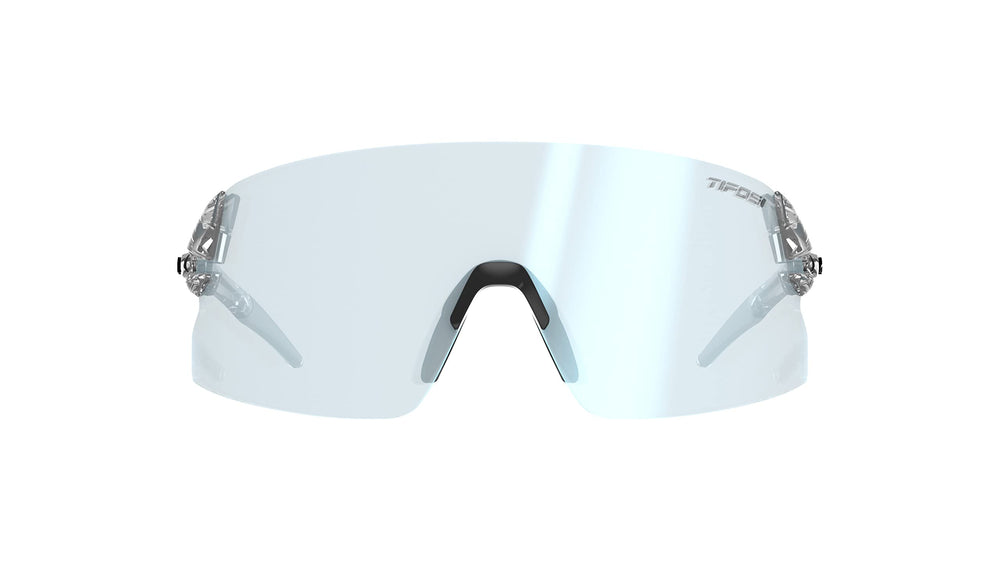 Tifosi Rail XC held in hand to show compact size and 31 g featherweight frame