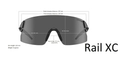 Tifosi Rail XC side profile highlighting lightweight frame and sporty fit