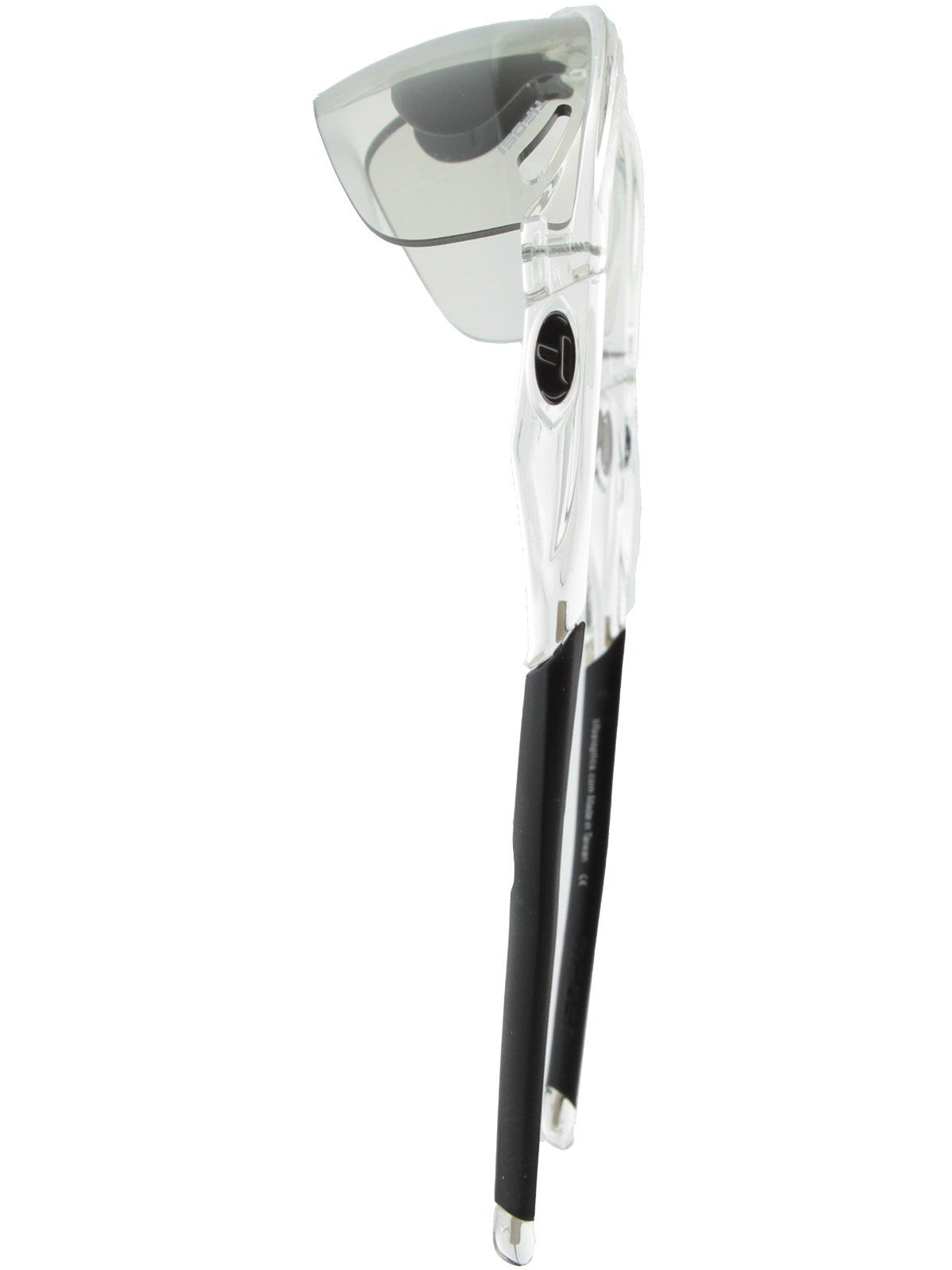 Tifosi Veloce beside a phone showing one-size fit and scaled dimensions