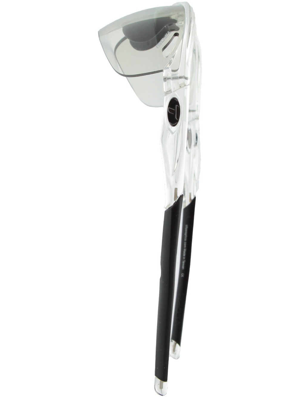 Tifosi Veloce beside a phone showing one-size fit and scaled dimensions