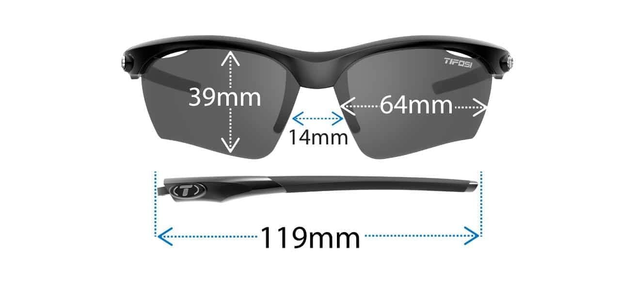 Tifosi Vero Enliven green lens close-up highlighting contrast-enhancing optics