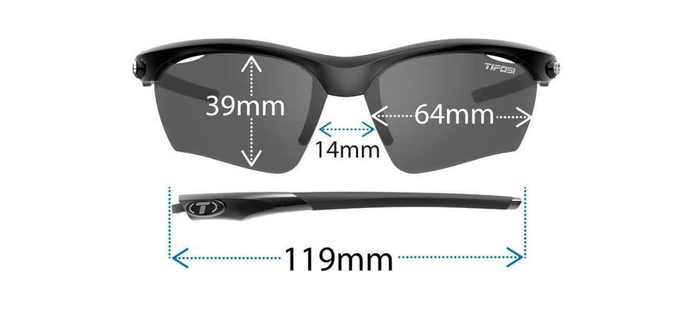 Tifosi Vero Enliven green lens close-up highlighting contrast-enhancing optics