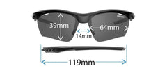 Tifosi Vero Enliven green lens close-up highlighting contrast-enhancing optics
